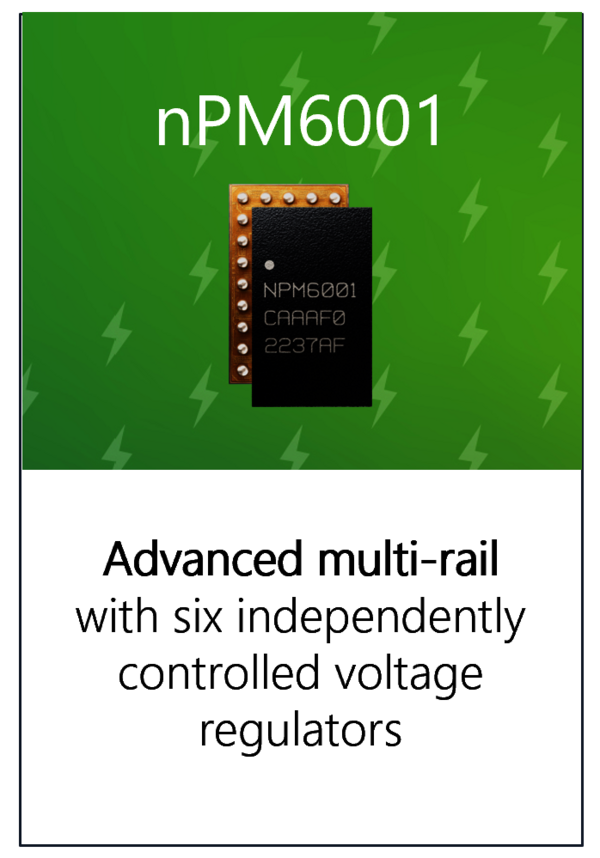 Advanced multi-rail with six independently controlled voltage regulators