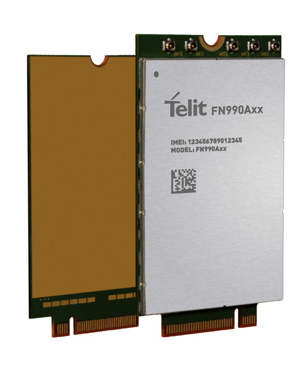 The FN990Axx series from Telit is suitable for high-performance and bandwidth-intensive applications.