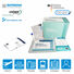 The kit includes: Test carrier, package insert, sterilised swab, nozzle with filter and sample