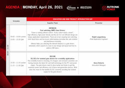 Agenda April 26 - TechTalk meets Gate Driver
