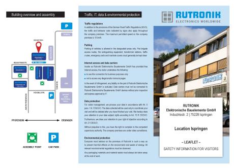 Thumbnail: Safety Information for Visitors