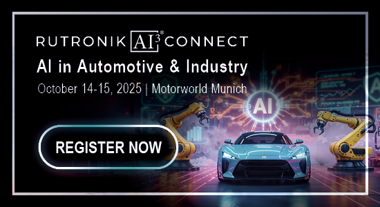 Rutronik AI³ Connect - Von der Innovation zur Applikation: Lernen Sie von den Besten aus Automotive und Industrie