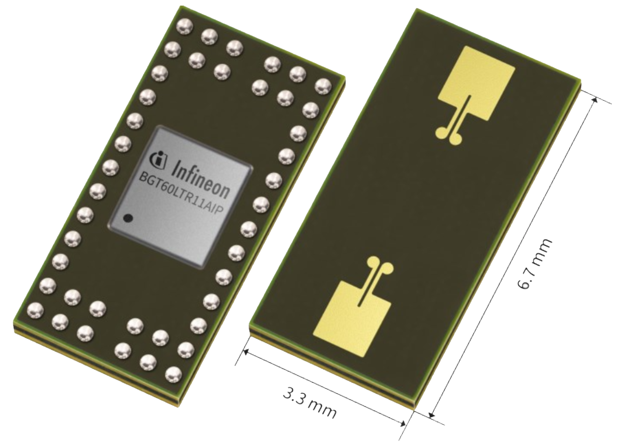 BGT60LTR11AIP -completely autonomous radar sensor 