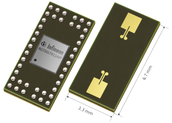 BGT60LTR11AIP -completely autonomous radar sensor 