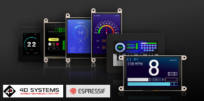 News: 4D Systems gen4-ESP32 Smart Display Line introduced