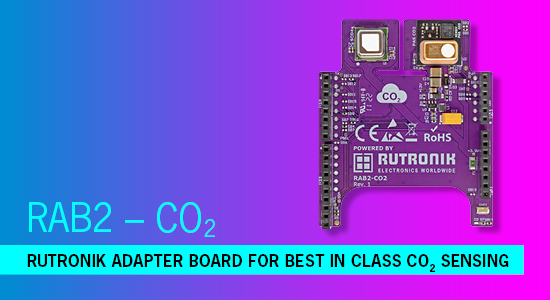 Rutronik Adapter Board – RAB2 for CO2 Sensing 