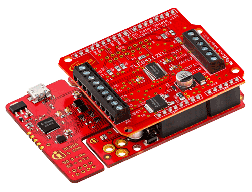 DC Motor Shield for Arduino - TLE94112EL