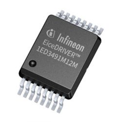 EiceDRIVER™ 1ED3491MU12M Enhanced, Single-channel 5.7 kV (rms) isolated gate driver IC with adjustable DESAT and soft-of