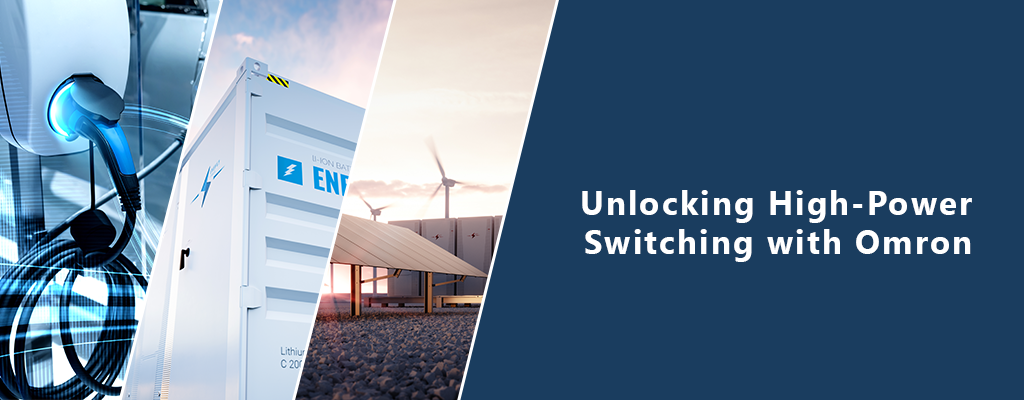 OMRON provides a wide range of solutions for the electronic component market, including Relays, Sensors, Switches and Connectors.