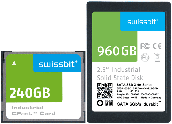 Swissbit F-60 and X-60 SSD Series